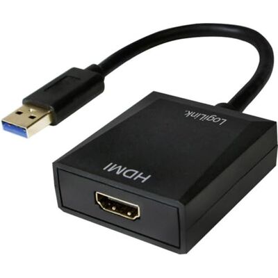 Logilink UA0233 cavo di interfaccia e adattatore USB 3.0 HDMI Nero Logilink UA0233 cavo di interfaccia e adattatore USB 3.0 HDMI Nero