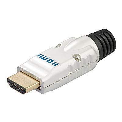 goobay Spina HDMI a Saldare, Argento goobay Spina HDMI a Saldare, Argento