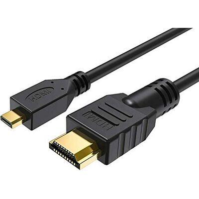 Dragon ® cavo video HDMI HD micro, extra lungo, 3 m, per fotocamera GoPro HERO3, HERO3+, HERO4 versione Black e Silver Dragon ® cavo video HDMI HD micro, extra lungo, 3 m, per fotocamera GoPro HERO3, HERO3+, HERO4 versione Black e Silver