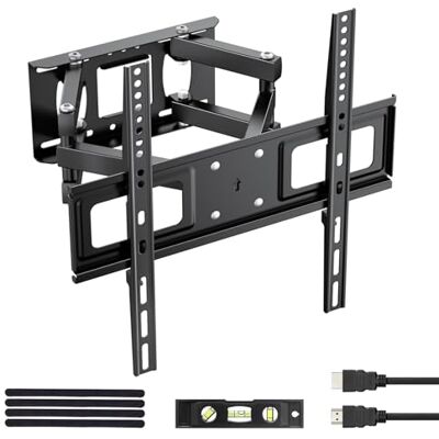 Supporto a Parete TV Grifema Gb1004-1 - 26-65 Pollici, Estensibile, Cavo HDMI Supporto a Parete TV Grifema Gb1004-1 - 26-65 Pollici, Estensibile, Cavo HDMI