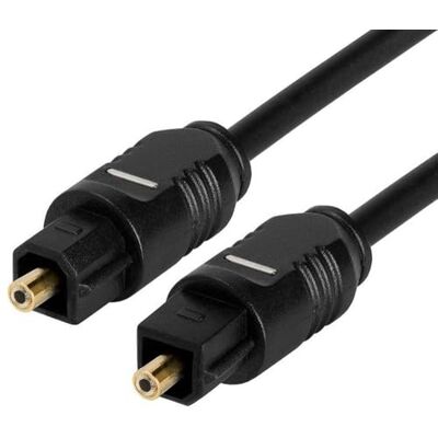 Techly 303133 Cavo Audio Ottico Digitale Toslink (SPDIF) M/M 1m ø 2.2mm Nero Techly 303133 Cavo Audio Ottico Digitale Toslink (SPDIF) M/M 1m ø 2.2mm Nero