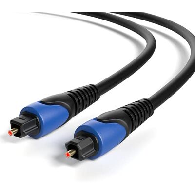 RedStar24 Cavo Ottico 2m Cavo Digitale Toslink Cavi Audio 2 Metri Contatti Placcati in Oro Fibra Ottica LWL SPDIF Digitale Compatibile con Soundbar, Home Entertainment, HiFi, Home Cinema, TV RedStar24 Cavo Ottico 2m Cavo Digitale Toslink Cavi Audio 2 Metri Contatti Placcati in Oro Fibra Ottica LWL SPDIF Digitale Compatibile con Soundbar, Home Entertainment, HiFi, Home Cinema, TV