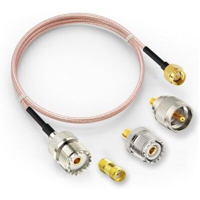 Superbat Cavo Prolunga RG316 SMA Maschio a SO239 UHF 3m 50 Ohm Superbat Cavo Prolunga RG316 SMA Maschio a SO239 UHF 3m 50 Ohm
