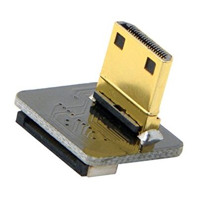 chenyang , connettore HDMI di tipo C maschio CYFPV, angolo di 90 gradi, per fotografia aerea da multicottero FPV HDTV chenyang , connettore HDMI di tipo C maschio CYFPV, angolo di 90 gradi, per fotografia aerea da multicottero FPV HDTV