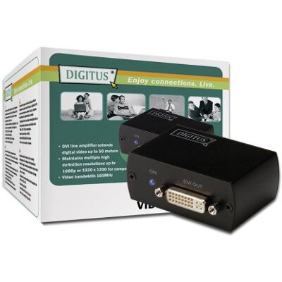 Digitus DS54901 Amplificatore Linea DVI, 50 mt Digitus DS54901 Amplificatore Linea DVI, 50 mt