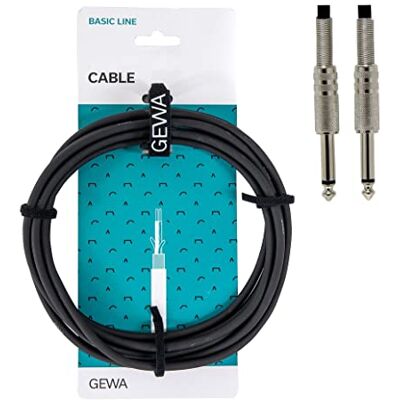 GEWA Cavo per strumenti Mono Basic Line 3m (jack mono 6,3 mm jack mono 6,3 mm) GEWA Cavo per strumenti Mono Basic Line 3m (jack mono 6,3 mm jack mono 6,3 mm)