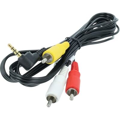 vhbw cavo audio video compatibile con Canon PowerShot MV600i, MV6, MV600, MV550i, MV5iMC, MV530i, MV550 fotocamera digitale, camera Cavo AV vhbw cavo audio video compatibile con Canon PowerShot MV600i, MV6, MV600, MV550i, MV5iMC, MV530i, MV550 fotocamera digitale, camera Cavo AV