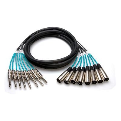 Hosa STX-803M-PRO Pro Balanced Snake, 1/4" TRS a XLR3M 3 m / 9,8 ft. Hosa STX-803M-PRO Pro Balanced Snake, 1/4" TRS a XLR3M 3 m / 9,8 ft.
