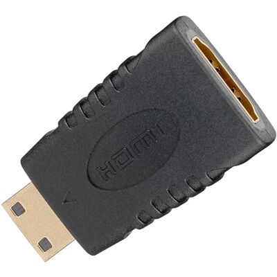 goobay 68841 Adattatore HDMI, Dorato, Nero goobay 68841 Adattatore HDMI, Dorato, Nero