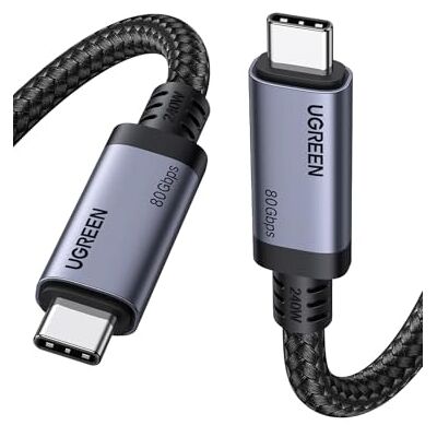 UGREEN Nexode Cavo USB4 Gen4 80Gbps Video 16K@60Hz 240W PD3.1 (1M) UGREEN Nexode Cavo USB4 Gen4 80Gbps Video 16K@60Hz 240W PD3.1 (1M)