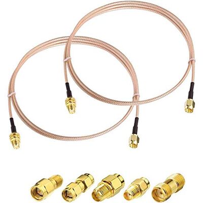 Superbat Cavo RG316 SMA Maschio-Maschio 15cm Prolunga Antenna 4G WiFi Superbat Cavo RG316 SMA Maschio-Maschio 15cm Prolunga Antenna 4G WiFi