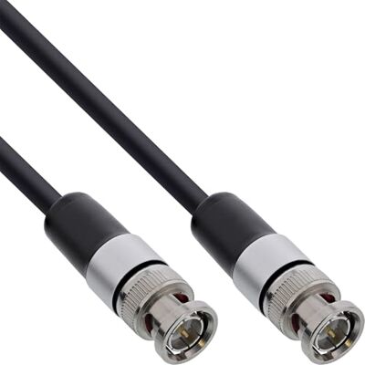 InLine Cavo coassiale BNC 12G-SDI 4K 60Hz 75 Ohm, cavo video professionale SDI con connettore BNC per installazioni Broadcast Studio AV, 30 m, 10830S InLine Cavo coassiale BNC 12G-SDI 4K 60Hz 75 Ohm, cavo video professionale SDI con connettore BNC per installazioni Broadcast Studio AV, 30 m, 10830S