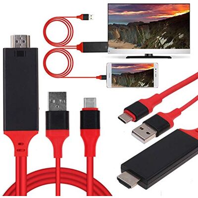 DragonTrading MHL USB 3.1 Type-C a HDMI 1080P HD TV cavo per adattatore HDMI 4K HD video convertitore digitale cavo DragonTrading MHL USB 3.1 Type-C a HDMI 1080P HD TV cavo per adattatore HDMI 4K HD video convertitore digitale cavo