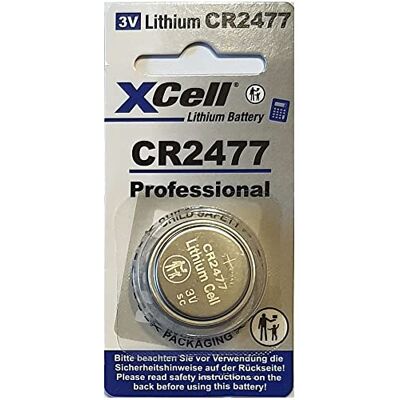 XCELL CR2477 - Batteria a bottone al litio 1 blister XCELL CR2477 - Batteria a bottone al litio 1 blister