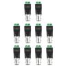 CHICIRIS 10pcs verde coassiale connettore femmina bnc terminale terminale adottare CCTV video balun videocamera bnc femmina verde audio spina video