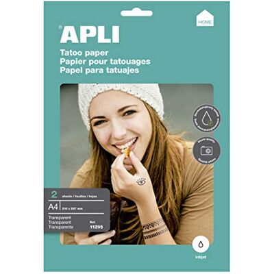 APLI carta per stampante A4 Tatuaggio 2hojas Inkjet APLI carta per stampante A4 Tatuaggio 2hojas Inkjet