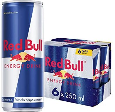 Bull Energy Drink, 250 ml (6 lattine)