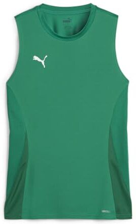 Puma teamGOAL Sleeveless Jersey Wmns, Tee Unisex, Sport Verde Bianca-Verde, XL