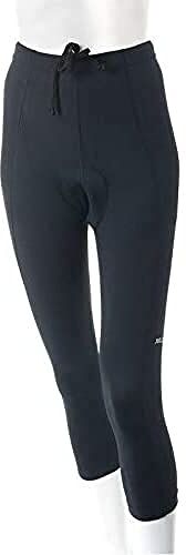 XLC TR-M02, Pantaloni da Ciclismo a 3/4. Donna, Nero, 42