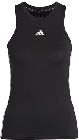 Adidas TR-ES 3S TK T-Shirt Donna Black/White Taglia L