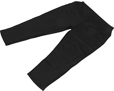 Brrnoo Pantaloni da Yoga Leggings Sportivi a Vita Alta da Donna a 3/4 di Lunghezza, Leggings da Corsa Elasticizzati per il Controllo della Pancia a Vita Alta Pantaloni da Yoga Tagliati Slim Fit Pantaloni(L)