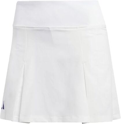 Adidas Club Pleat Skirt, Gonna Bambina Donna, White, L