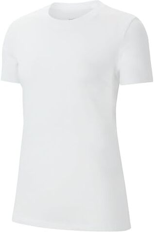 Nike -100 W NK DF PARK20 SS Tee HBR T-Shirt Donna White/Black Taglia XL