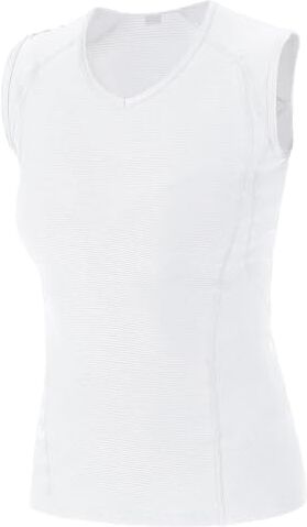 GORE WEAR GOREWEAR M Donna Base Layer Maglia senza maniche, Bianco, 36