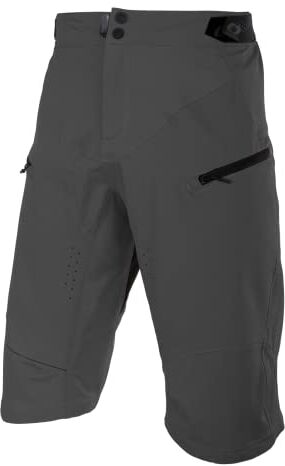 O'NEAL Pantaloncini da Mountain Bike   MTB Mountain Bike DH Downhill FR Freeride   Impermeabile, Materiale Traspirante, 100% Poliestere   Pantaloncini Rockstacker   Adulto   Grigio   Taglia 36/52