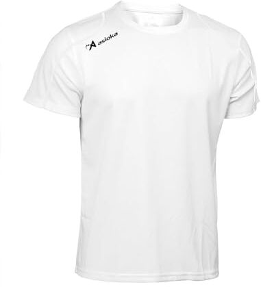 Asioka 75/09 Maglietta a Maniche Corte, Unisex Adulto, Unisex Adulto, , Bianco, L