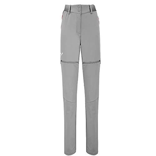 Salewa Pedroc 2 Dst W 2/1 Pant, Pantaloni da Escursionismo Donna, Alloy/6080, L