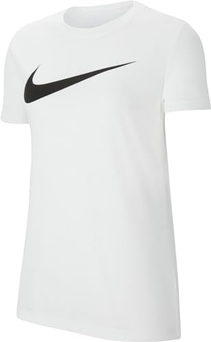 Nike Park 20, Maglietta Donna, Bianco Nero, XS