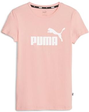 Puma T-Shirt Essentials+ Metallic Logo Donna S Peach Smoothie Pink