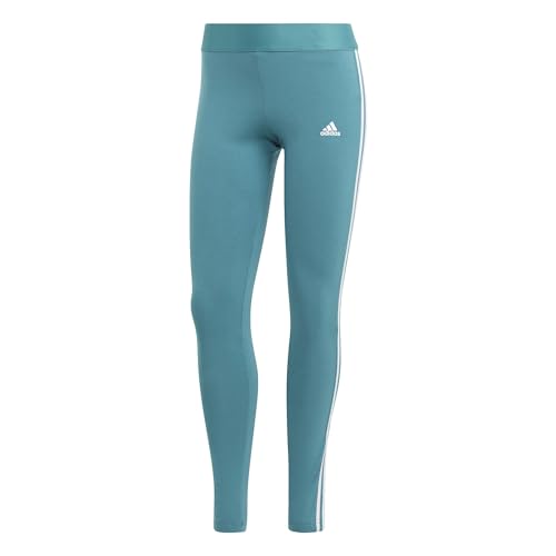 Adidas 3 Stripes Leggings Donna, arctic fusion/white, S