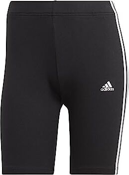 Adidas Essentials 3-Stripes Bike Leggings, Donna, Black/White, M