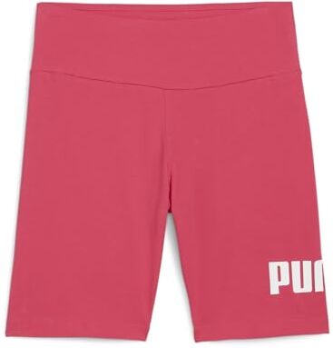 Puma Leggings Essentials Logo Short Donna XL Garnet Rose Pink