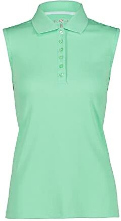 CMP Polo senza maniche da donna, Menta, 40