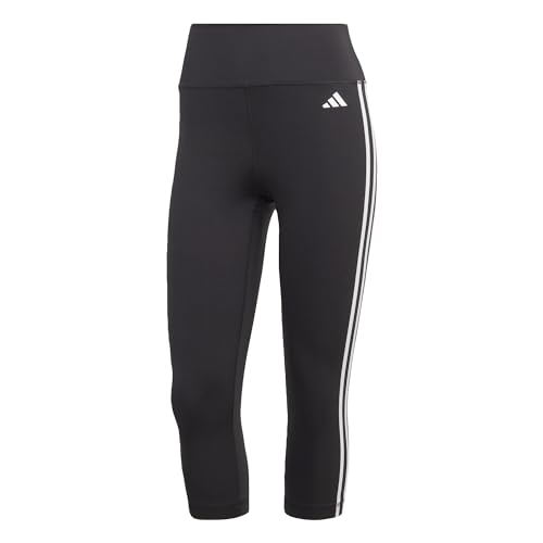 Adidas Train Essentials 3-Stripes Leggings, Black, XL