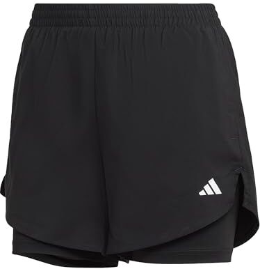 Adidas W MIN 2IN1 SHO Pantaloncini Donna Black/White Taglia XS