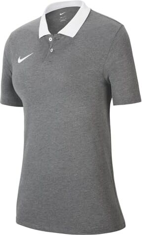 Nike Womens Polo W Nk DF Park20 Polo SS, Charcoal Heathr/Htr/White/White, , L