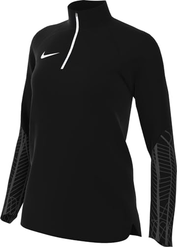 Nike W NK DF STRK23 DRIL Top T-Shirt Donna Black/Black/Anthracite/White L