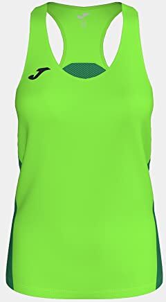 Joma Maglietta a Bretelle R-Winner, Verde Fluo, L Donna