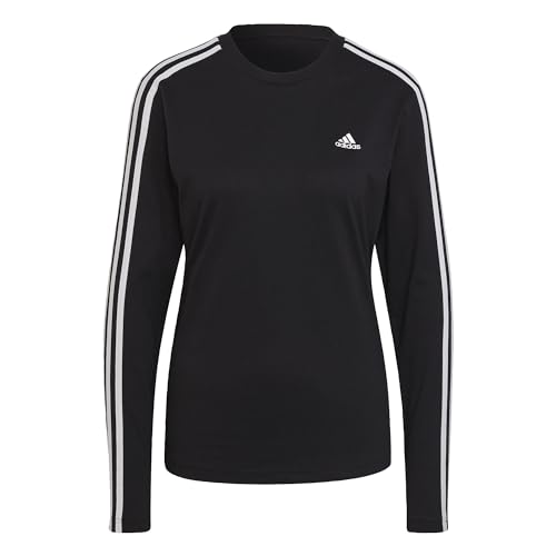 Adidas W 3S LS T T-Shirt Donna black/white Taglia XS