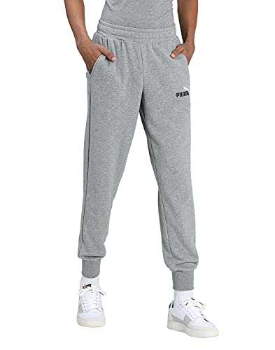 Puma Pantaloni Ess+ 2 col Logo TR Cl, Lavorati a Maglia Uomo, Grigio Erica, L