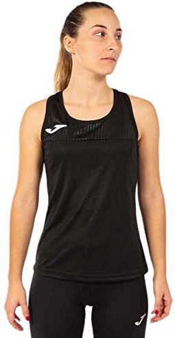 Joma Maglia a Bretelle Montreal Maglietta, Nero, XL Donna