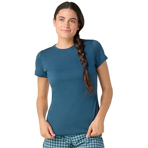 Smartwool Women's Merino Short Sleeve Tee T-Shirt a Maniche Corte in Lana Merino da Donna,