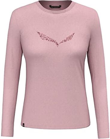 Salewa Solidlogo Dry Longsleeve Tee Women, Zephyr, XL