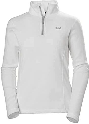 Helly Hansen Donna Daybreaker 1/2 Zip Fleece, Bianco, M