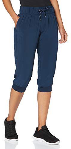 CMP Pantaloni sportivi a 3/4 da donna, Blue, 46