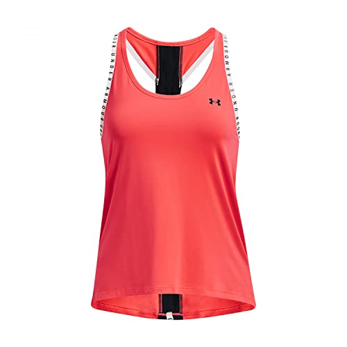 Under Armour Canotta Knockout, Gilet Donna, Beta/Bianco/Nero, L/XL